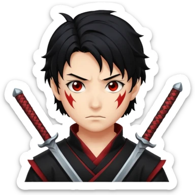 demon slayer sticker