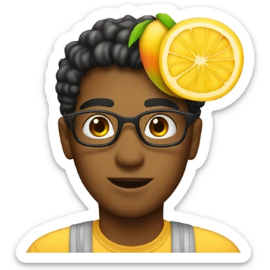 Mango lemonade sticker
