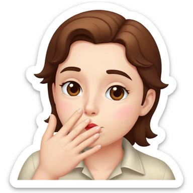 Castor tirando in beso  sticker