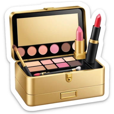 make up box sticker