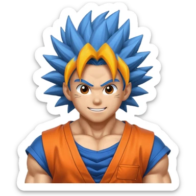 Goku imoji sticker