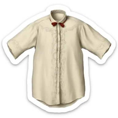 men's shirt 19th century sticker