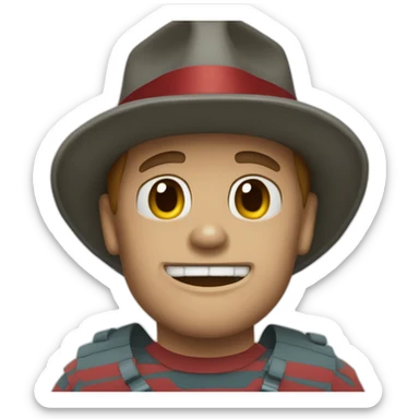 Nightmare on elm street sticker