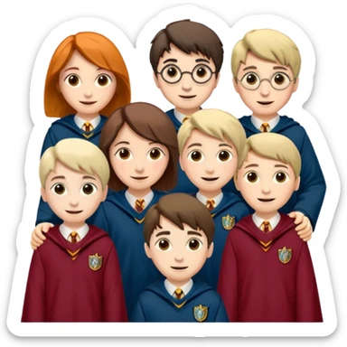 houses team harry potter sticker