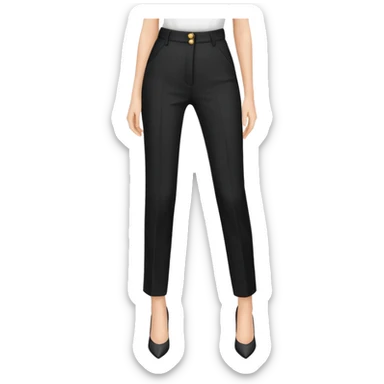 fashion trouser sticker