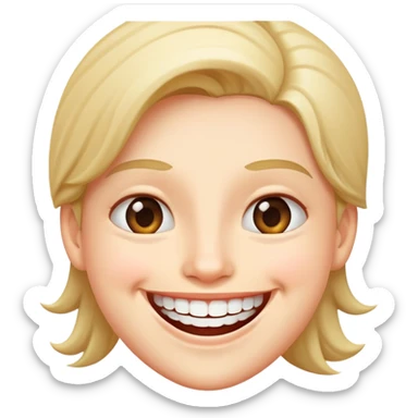 Big big smile sticker