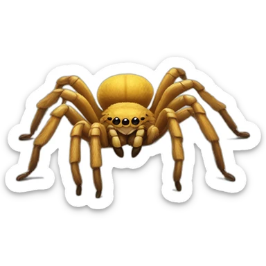 King Yellow Tarantula sticker