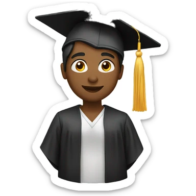 graduate student sticker