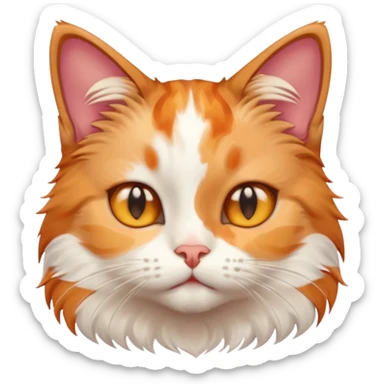 Cat with sunscreen on cat sticker