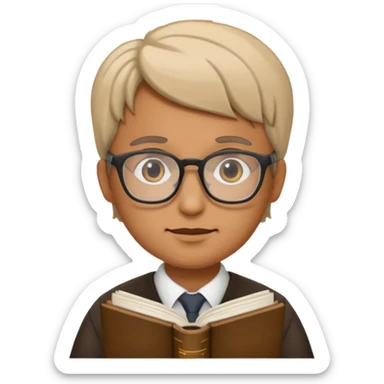 él sabe historia} sticker