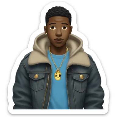 Nbayoungboy rap sticker