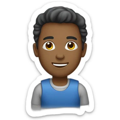 Joven recibiendo dólares sticker