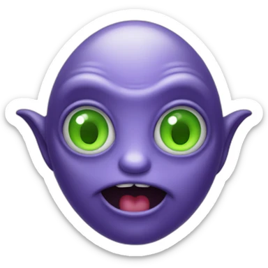 Alien heureux sticker