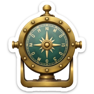 old navigation equipment sticker