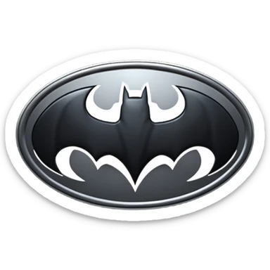 batman symbol sticker