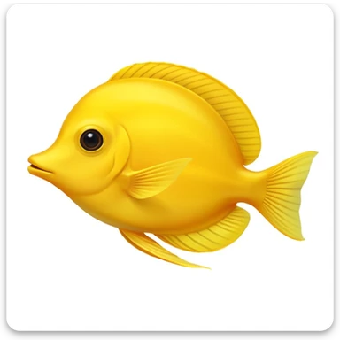 Yellow Tang sticker