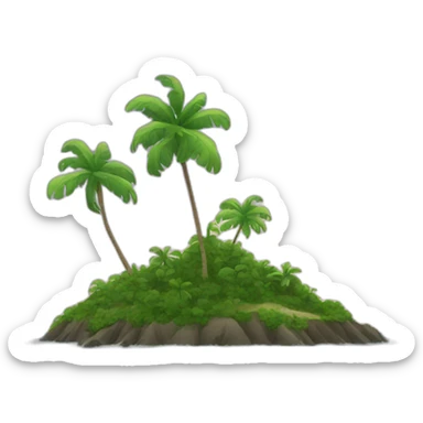 martinique island sticker