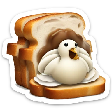 Turkey with Burnt toast (dark) and oyster sticker