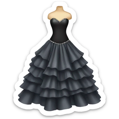 Ballroom dress sticker