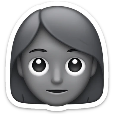 user picture placeholder, dark grey sticker