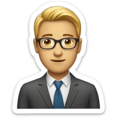 Person where I block eyeglasses sticker