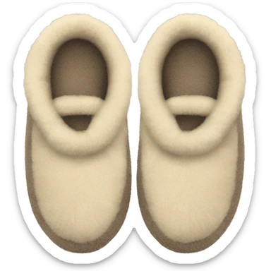 Cozy slippers sticker