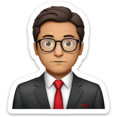The Professor from Money Heist sticker