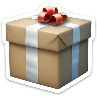 Christmas package sticker