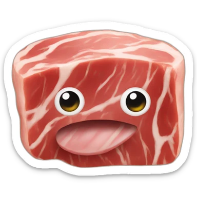 Meat sticker