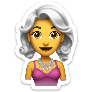 glamour shake sticker