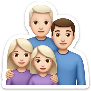 family aill white sticker