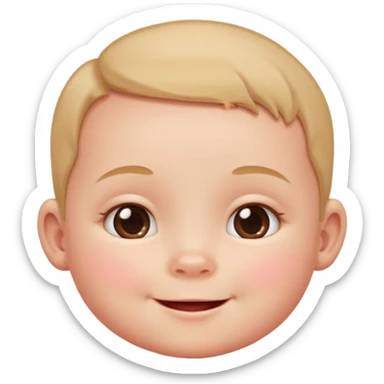 cute baby aesthetic sticker