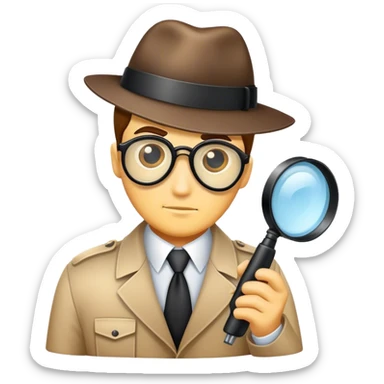 Private investigator logo sticker