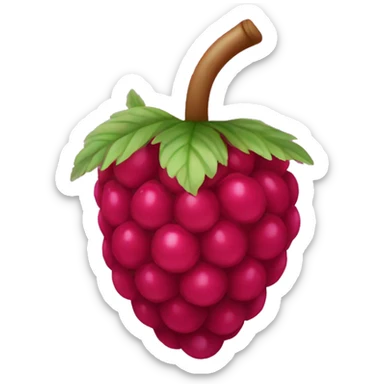 Raspberry sticker