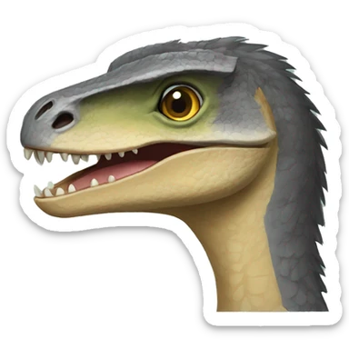 utahraptor twemoji style sticker