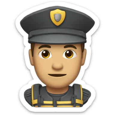 Tortugacon simbolo de rb3 guard en el caparazón sticker