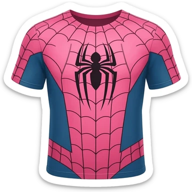 Pink Spiderman T-Shirt sticker