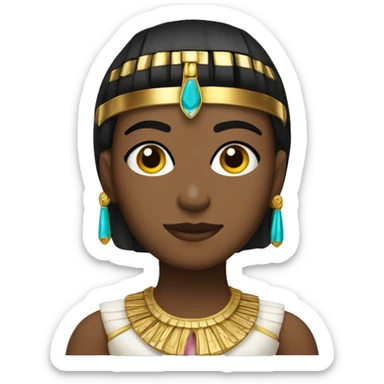 PERSONA DE PIEL WUERA DE CLEOPATRA sticker