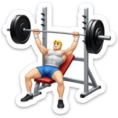 bench press sticker