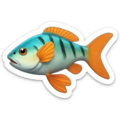 tigger fish sticker