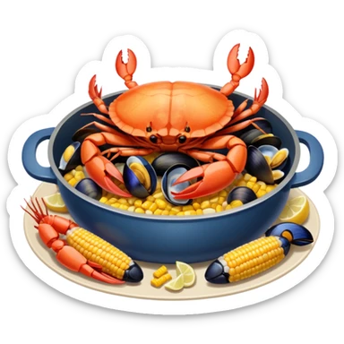 seafood boil sticker
