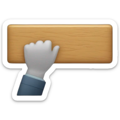 des mains qui font le signe pause (1 main à la vertical et l'autre posé dessus horizontalement, et qui forme un t) sticker