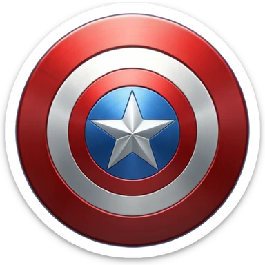 Captain America’s sheild sticker