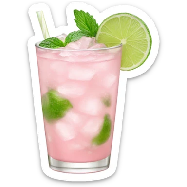 Pastel pink mojito  sticker