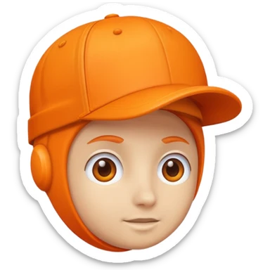 just an orange cap sticker
