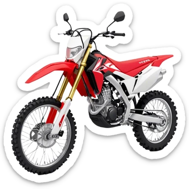 Honda CRF (Dirtbike) - Honda CRF250R (Model Year: 2022) (Iconic colour: Red) sticker