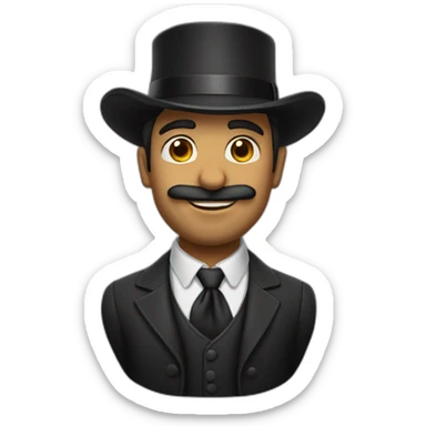 Gentleman hispano sticker