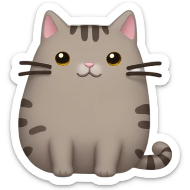 Pusheen the cat sticker