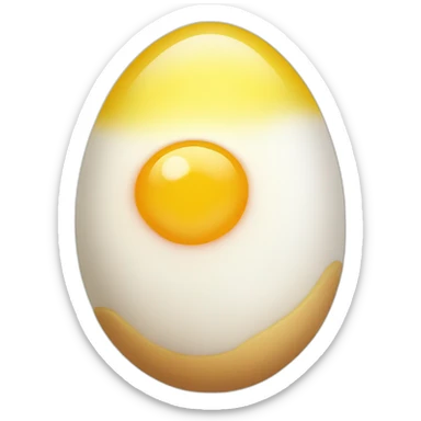 cute Sunny-side-up egg sticker