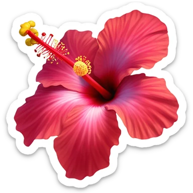 hibiscus  sticker